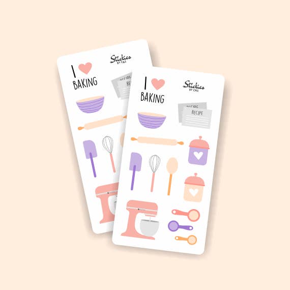 Baking Stickers for wholesale by Stickies by C&S
