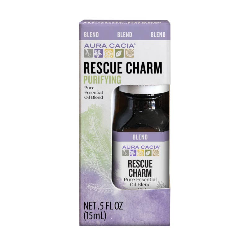 Aura Cacia - Wholesale Essential Oil - Rescue Charm 100% Pure Essential Oil Blend, 0.5 Fl Oz4