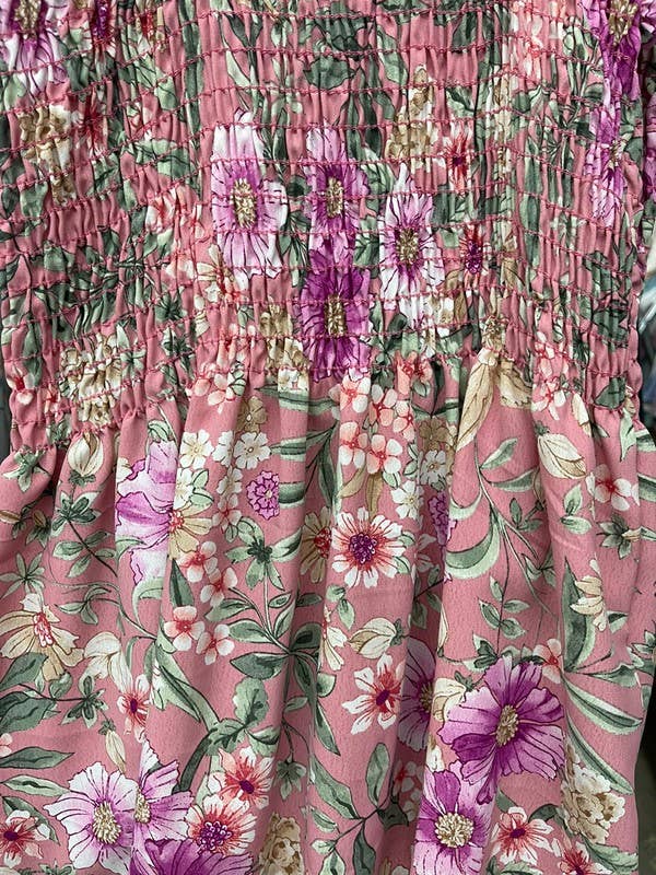 lovely melody - Wholesale Dress - Women's - LMD5363-TEA TIME PARTY FLORAL DRESS0