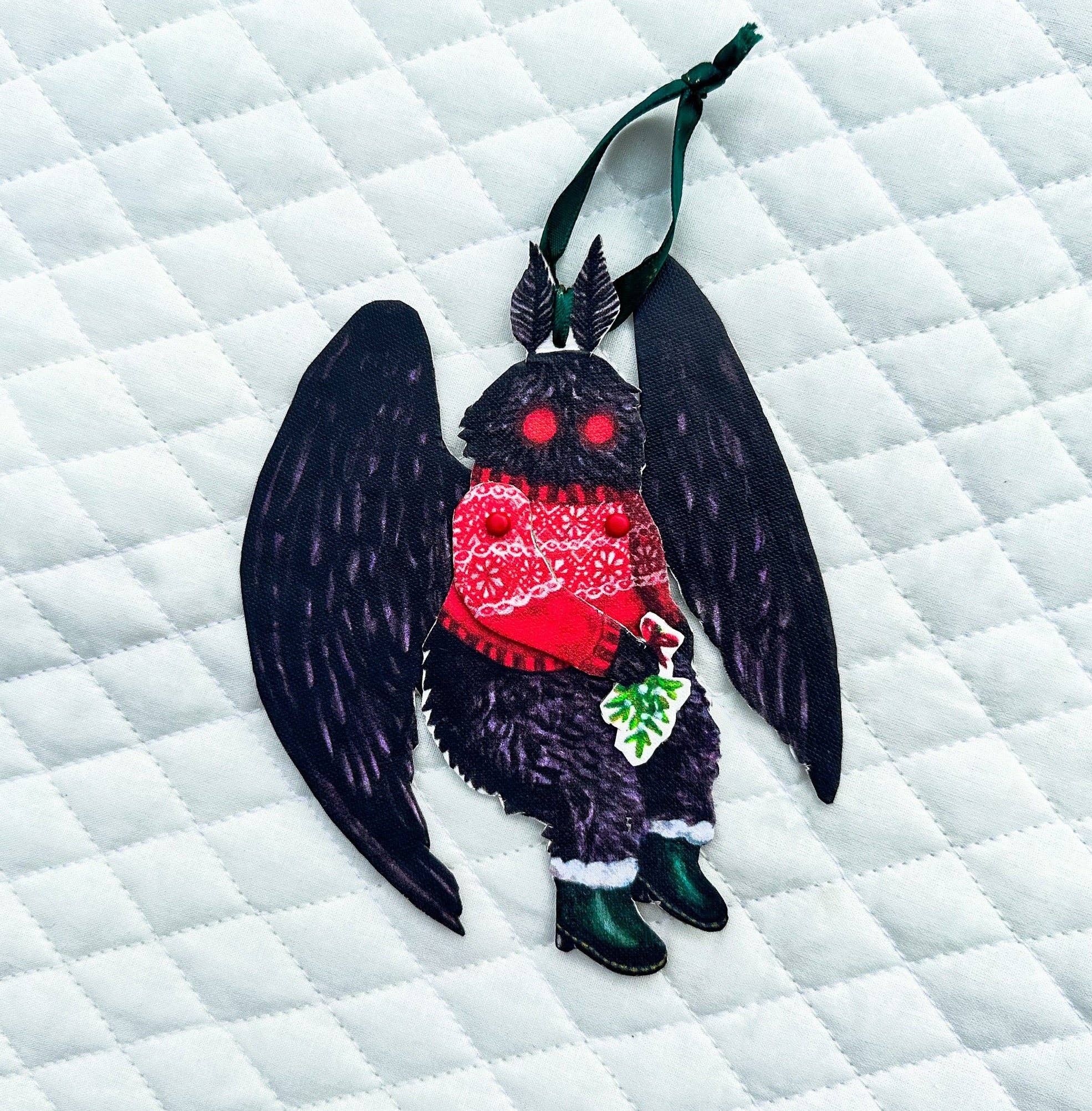 Guided Hand Studio - Wholesale Ornament - Christmas Cryptids Ornament- Mothman0