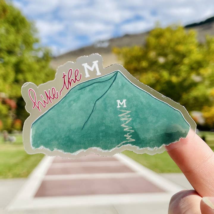 Hike the "M" | Sticker for wholesale by Creatively Leanne