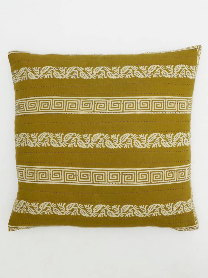 Kantha Throw Pillow Cover - No. 250705 for wholesale by Anchal