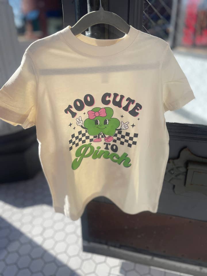Too Cute To Pinch- Toddler Tee for wholesale by Charlie Rae