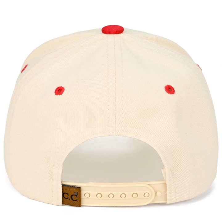 Hana - Wholesale Trucker hat – Women’s - C.C SANTAS FAVORITE Letter Embroidered Trucker Cap11