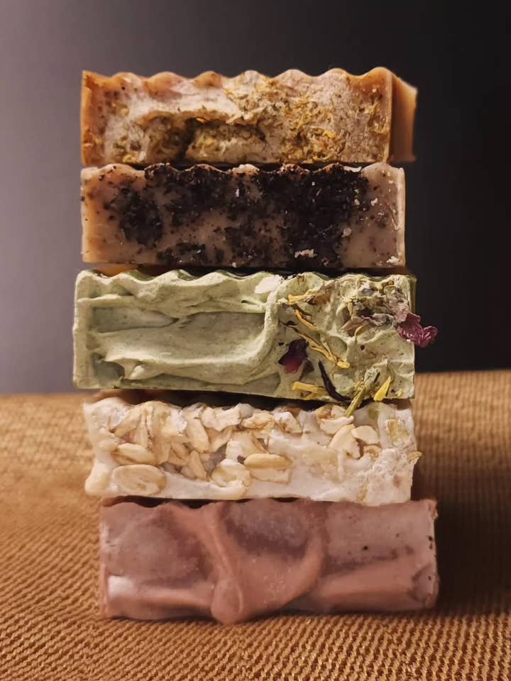5 Pack Gift Soap for wholesale by Kairós Homestead