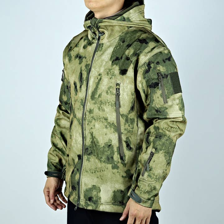 Ecovear - Wholesale Jacket – Men's - Tactical Shark Skin Outdoor Soft Shell Jacket5