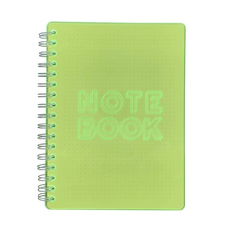 MAKE 2D - Vente Cahiers - Cahier acrylique avec couverture transparente ou néon1