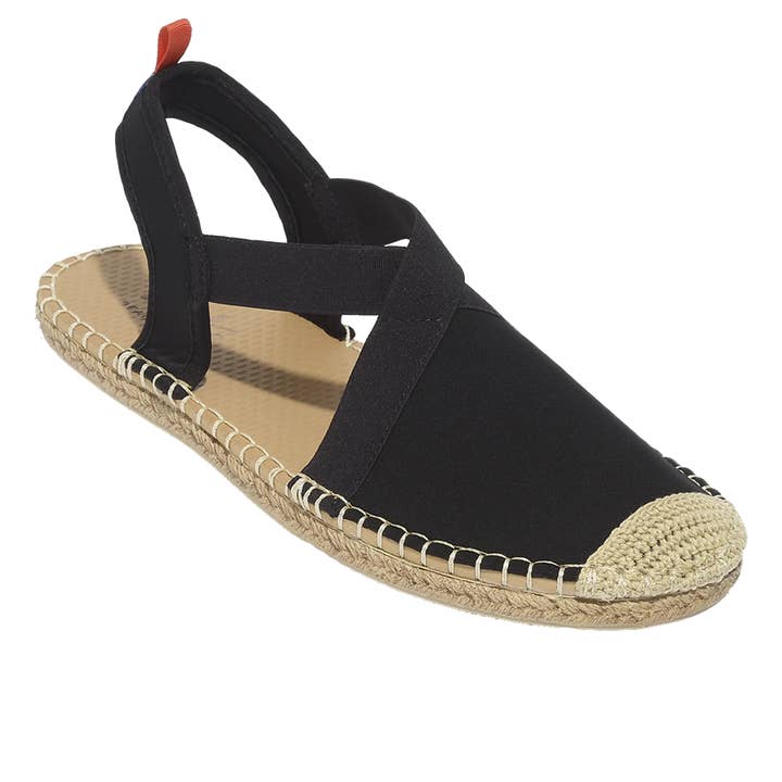 Sea Star Sandali con cinturino posteriore Seafarer neri da donna per la vendita all'ingrosso da parte di Sea Star