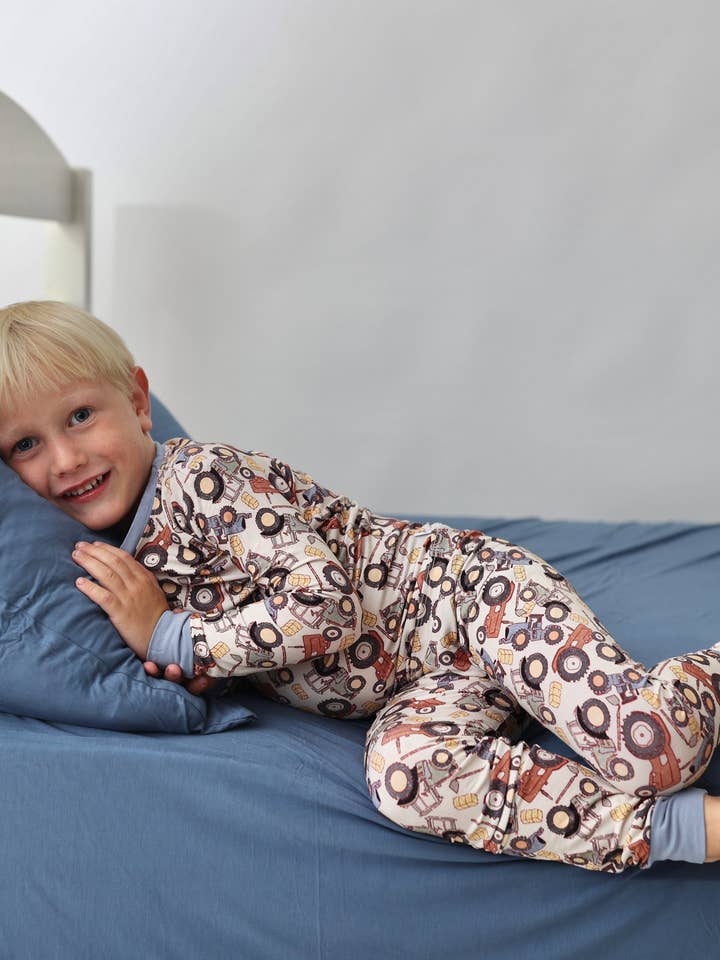 DOPPELBETTLAKEN-SET DREAM IN SCHIEFERBLAU für den Großhandel von Dream Big Little Co.