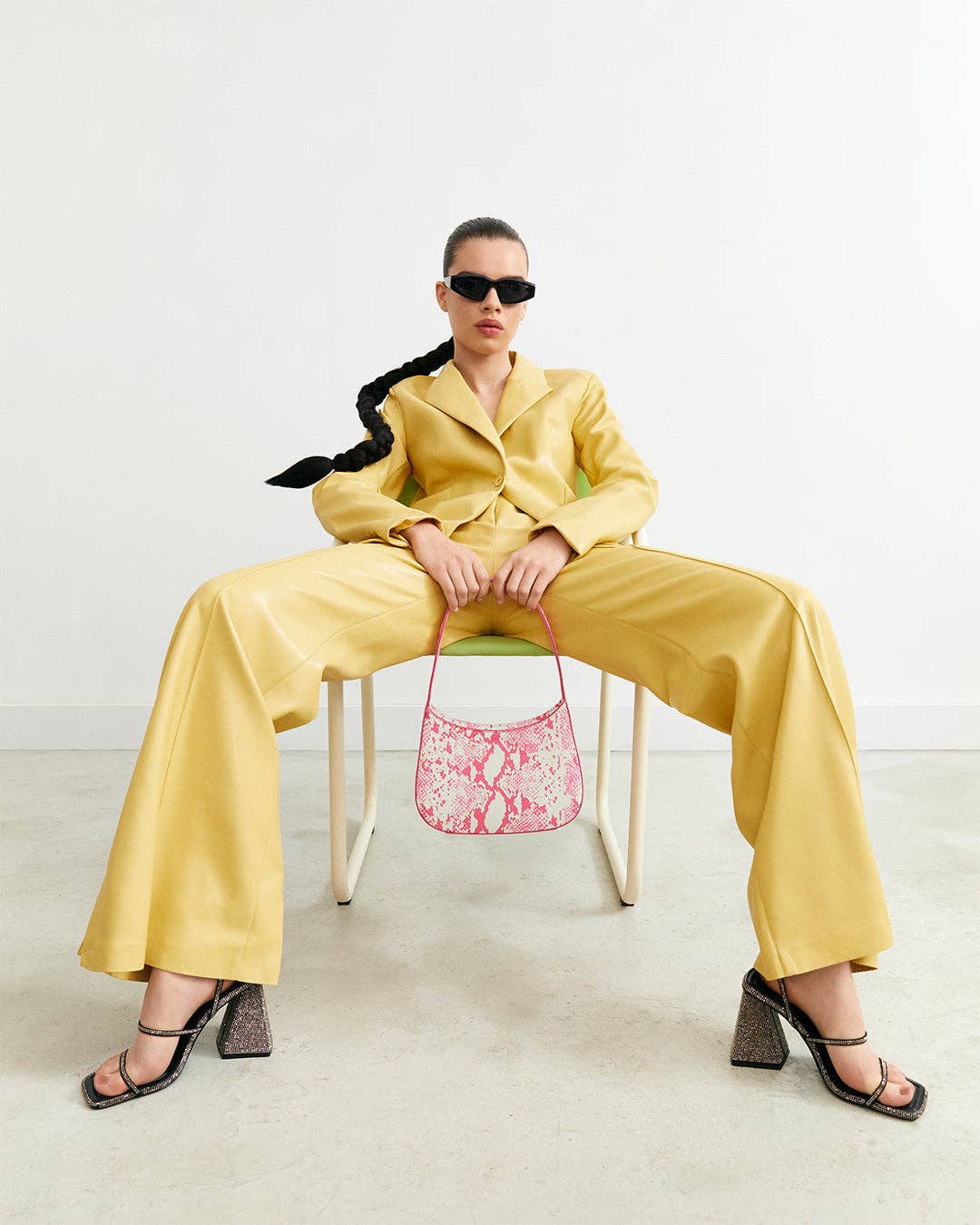 Glynit - Wholesale Shoulder Bag - Women's - Lexi bag PYTHON PINK3