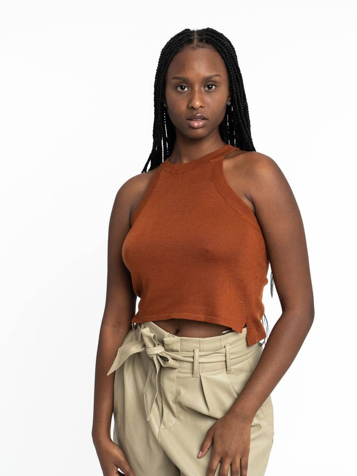 Edith Knit Tank for wholesale by Gyal Bashy