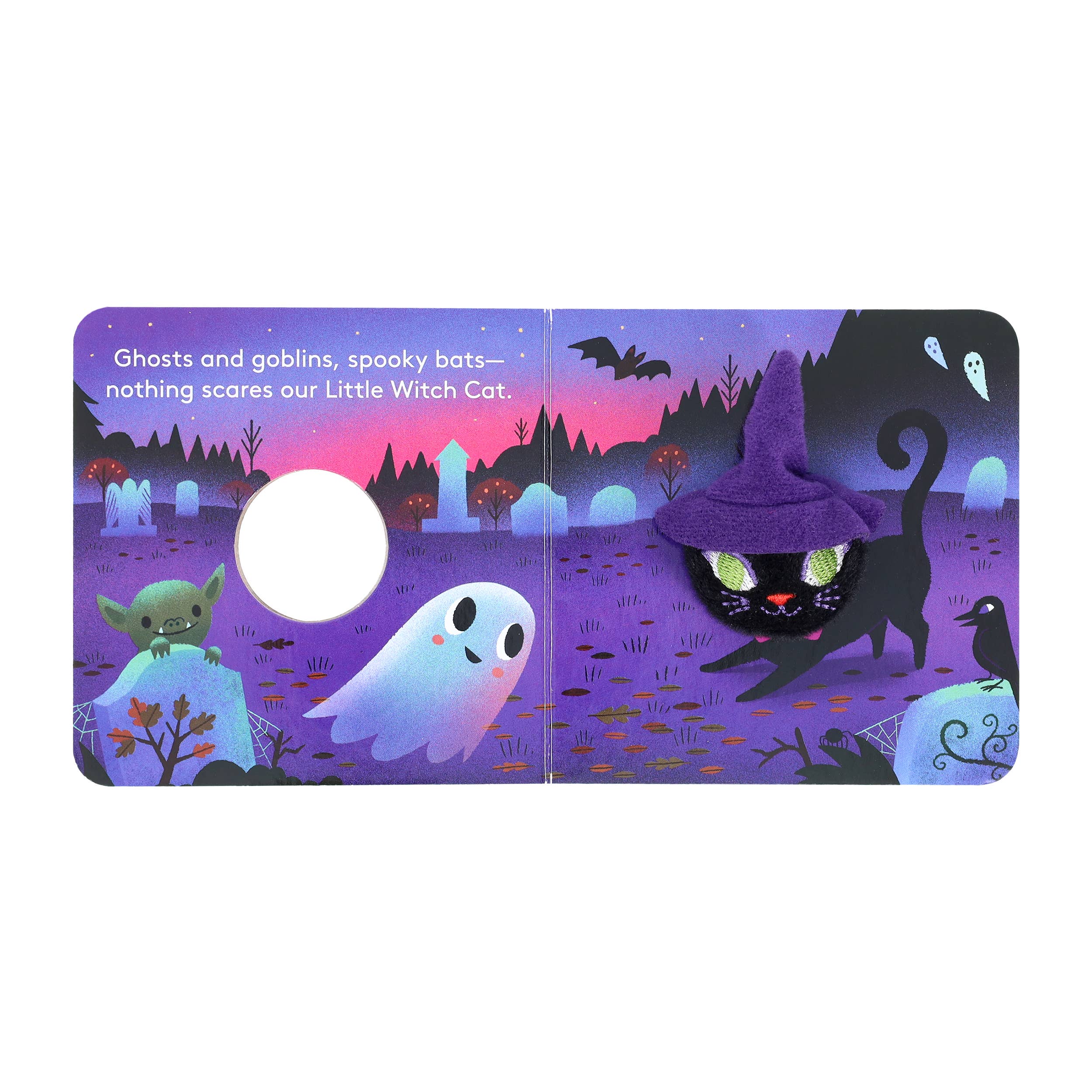 Chronicle Books - Wholesale Baby & Toddler Book (0-2) - Little Witch Cat: Finger Puppet Book10