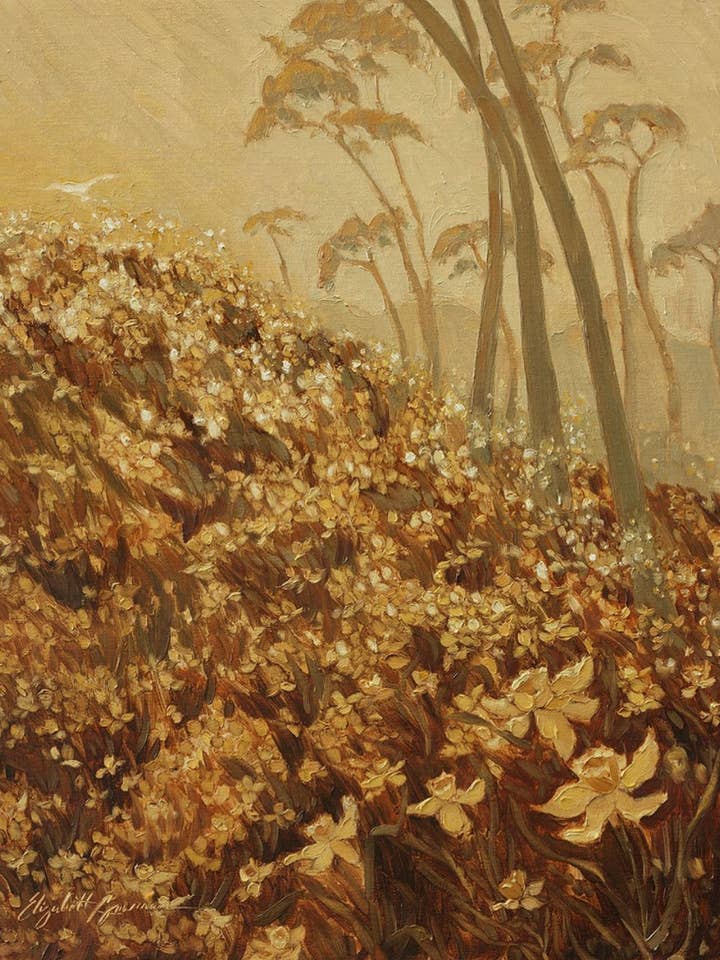 Song of the Daffodils - Art Print for wholesale by Elizabeth Bowman Studio