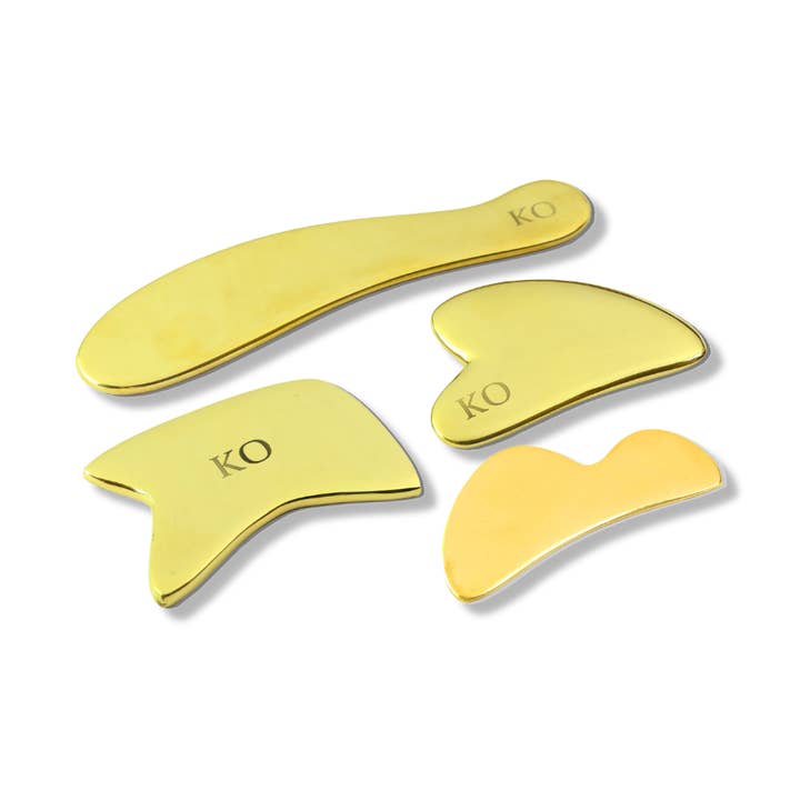 Flow and Glow Gua Sha Set for wholesale by Kansa Organics