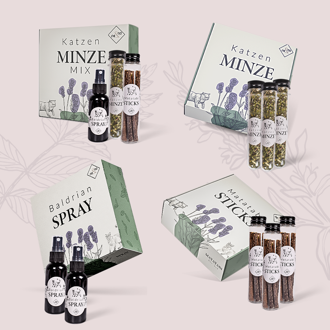 ne&no - Wholesale Catnip - ne&no® Valerian Spray for Cats - Set of 2 - in Gift Box10