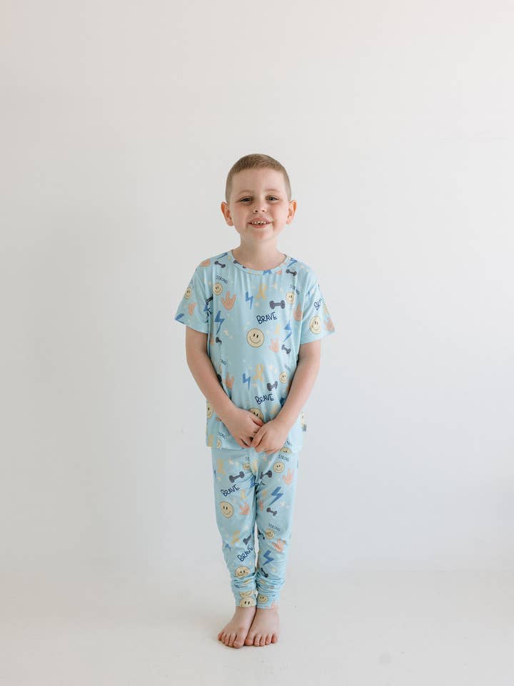 Mighty & Strong Toddler Two Piece Set for wholesale by Behold Baby