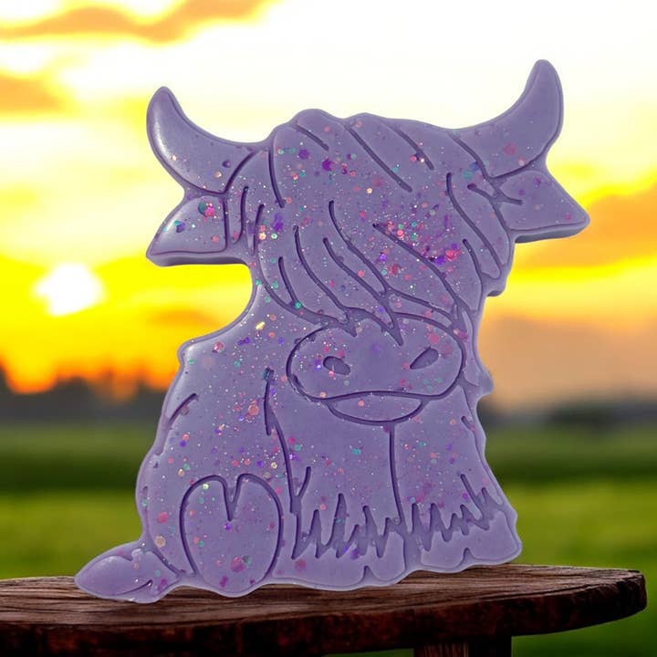 Highland Cow Wax Melt Shape for wholesale by Shine Bright Home Fragrance
