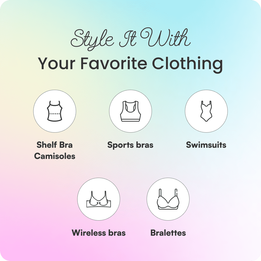 Honey Cloudz - Wholesale Bra Inserts - Women's - Half Moon Classic Bra Inserts6