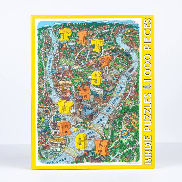 Birdie Puzzles - Wholesale Puzzle - Adult - Pittsburgh | 1,000 Piece Puzzle