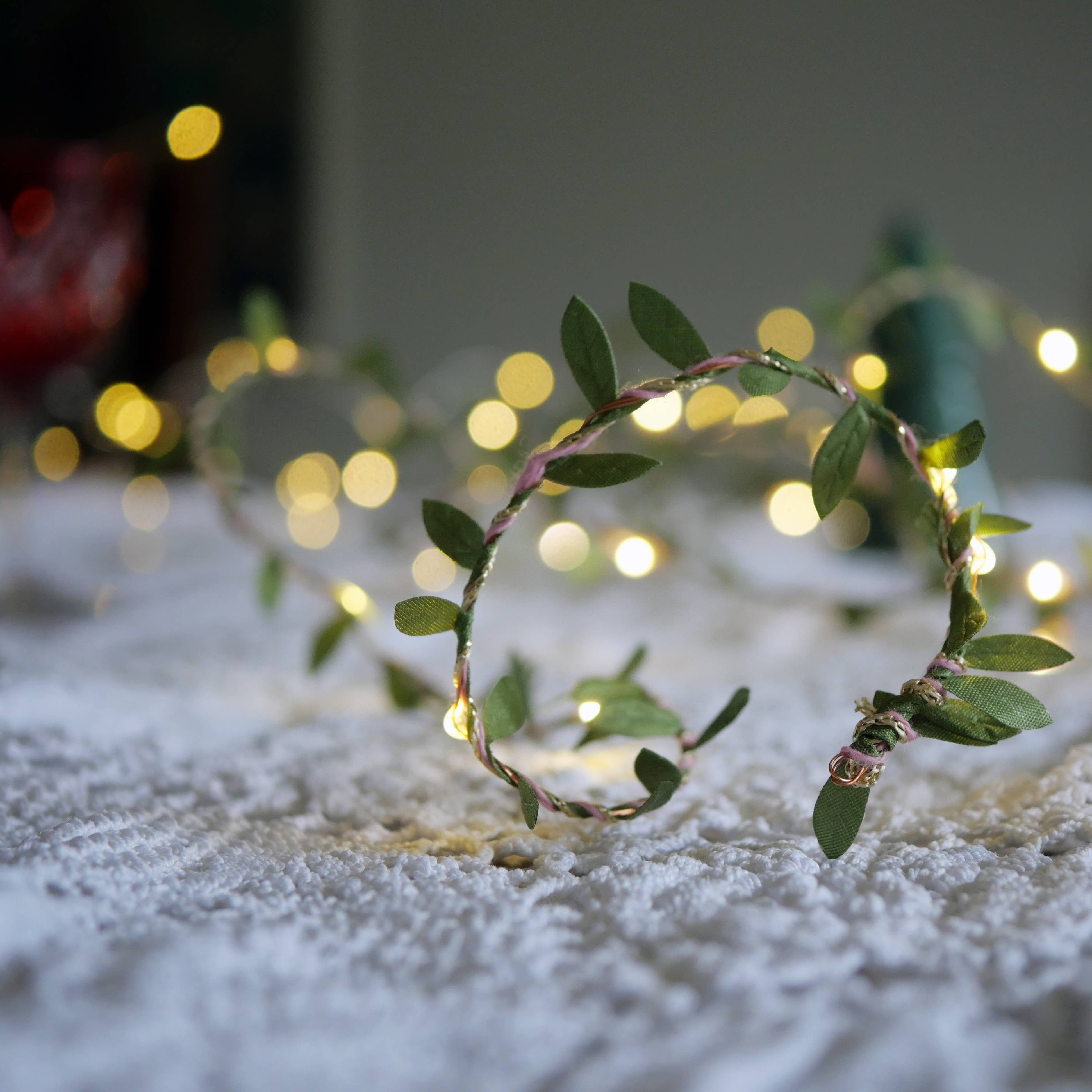 Melanie Porter – wholesale String lights – Christmas Green Leaf Fairy Light String2