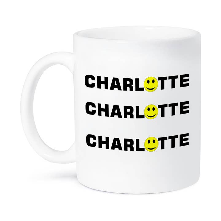 3dRose - Wholesale Coffee Mug - 3dRose, Print of Charlotte With smiling Face For O, Mug8