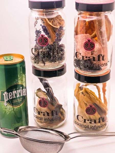 Craft Cocktail Infusions - Wholesale Food Gift Basket - Witches Brew Cocktail Gift Box Set w/Glitter | Halloween 4