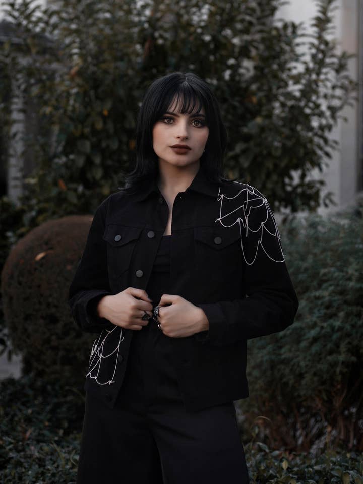 Ghost Town | Spijkerjack voor heren, uniseks voor wholesale door Lively Ghosts