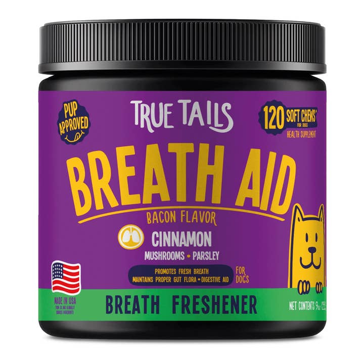Dogline - Wholesale Pet Supplement - Dog - Breath Aid With Cinnamon For Dogs 9oz Jar (120 count)