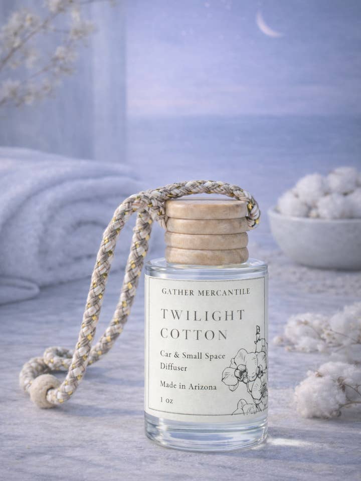 Diffusore per Auto e Piccoli Spazi in Cotone Crepuscolare per la vendita all'ingrosso da parte di Gather Mercantile