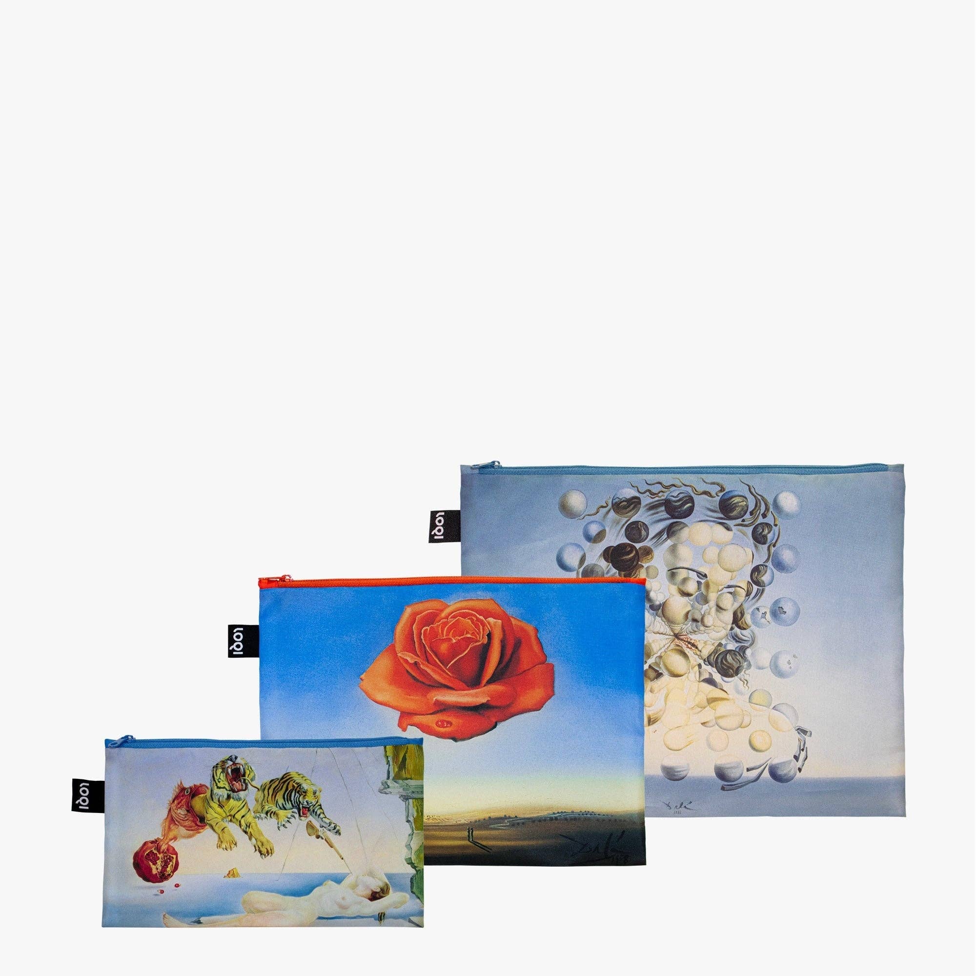 LOQI LLC - Wholesale Pouch - Unisex - SALVADOR DALI Recycled Zip Pockets0