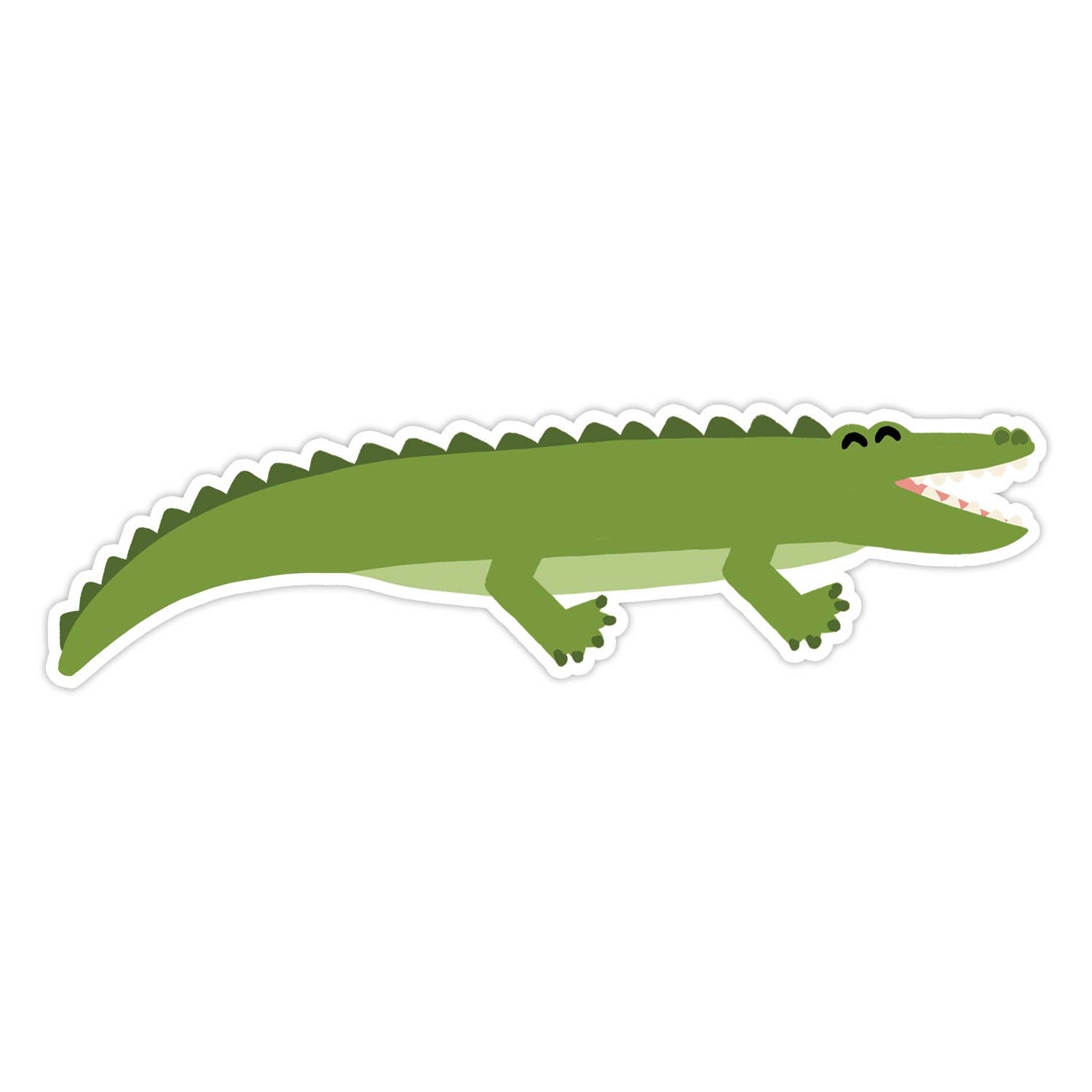 Bloomwolf Studio - Wholesale Bookmark - Gator Die Cut Bookmark1
