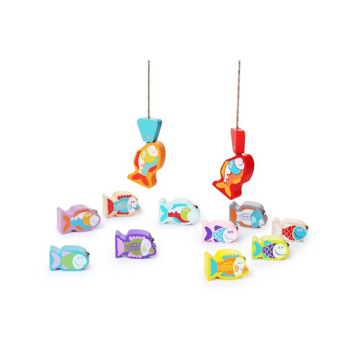 Wooden Toys - Vendita all'ingrosso Giocattolo in legno - Bambini - Giocattolo da gioco in legno Pesca su magneti | Giocattolo in legno
