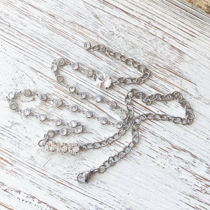 VB&CO Designs Handmade Jewelry - Vendita all'ingrosso Bracciali a catena e a maglie - Bracciale avvolgente a strati boutique salon gioielli arm party1