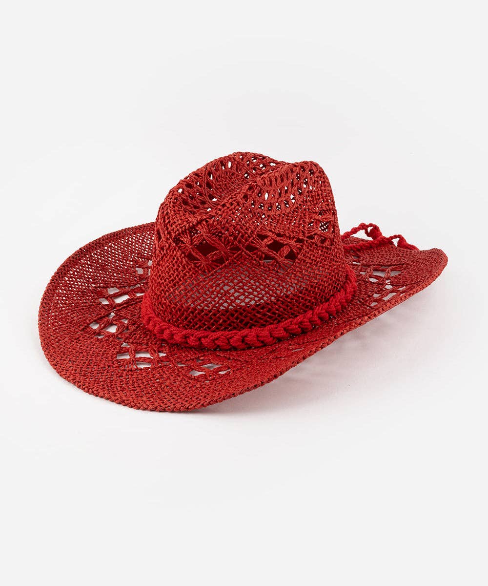 Gigi Pip - Wholesale Cowboy Hat - Women's - Remy Vented Straw Cowboy Hat9