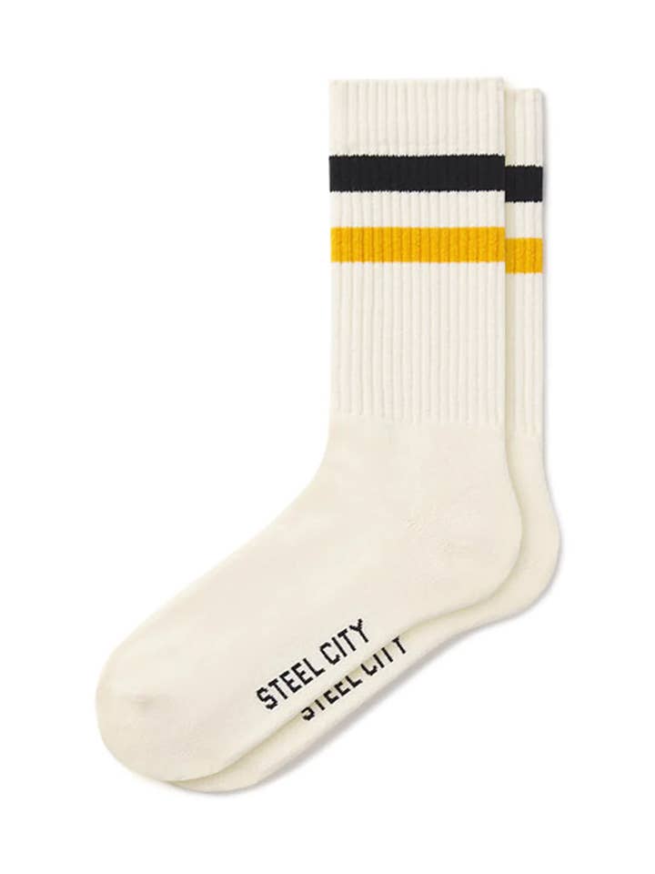 Elfenbeinstrümpfe mit für den Großhandel von Steel City