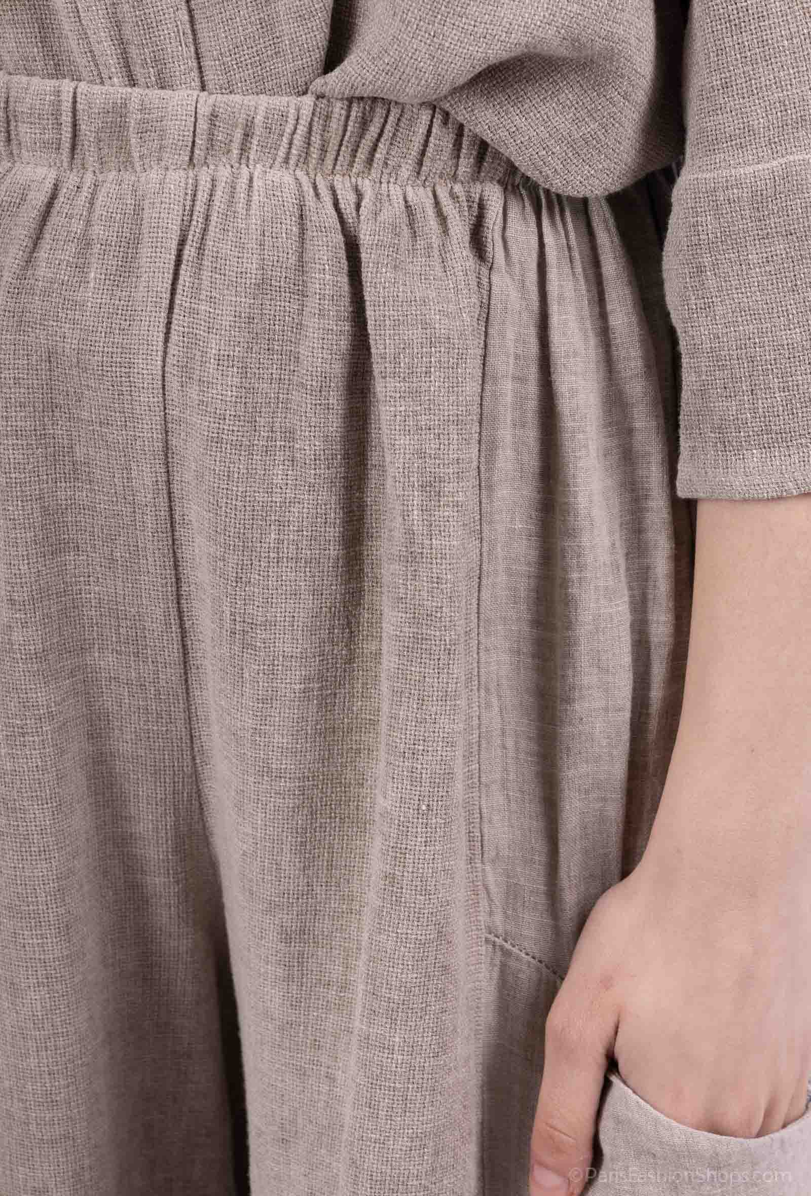 Shyloh - Wholesale Pants - Women's - Linen cotton trousers 205244