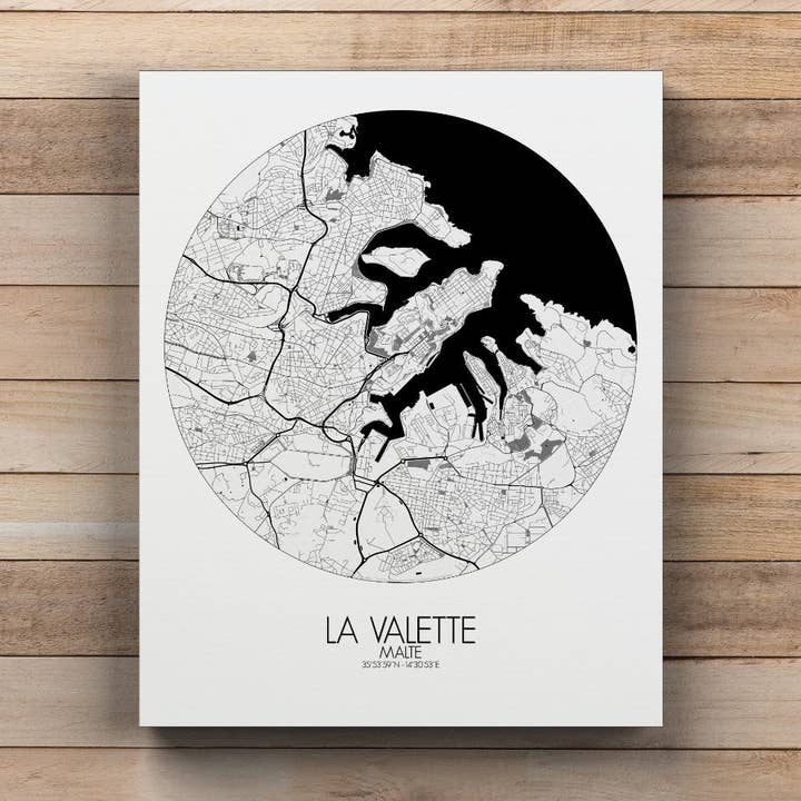 Poster of Valletta | Malta pour la vente par mapospheres