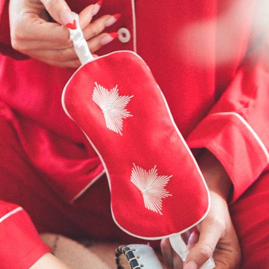 Máscara de Dormir Ruby e Branco por atacado de Sheepers