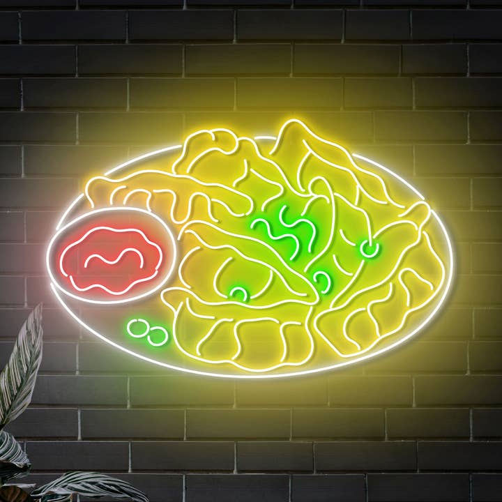 Glow Neon - Wholesale Neon Sign - Gyoza Wall Led Sign, Japanese Gyoza Restaurant Neon Wall Art0