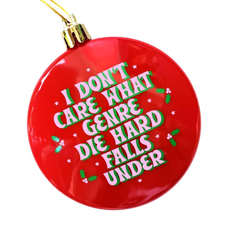 Krystan Saint Cat - Wholesale Ornament - I Don't Care Die Hard Plastic Xmas Tree Holiday Ornament2