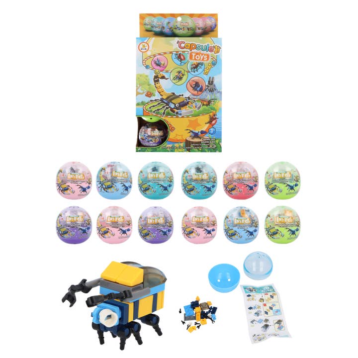 Insect Block Kit in Capsule (12-to-Collect) for wholesale by Kids Party Craft