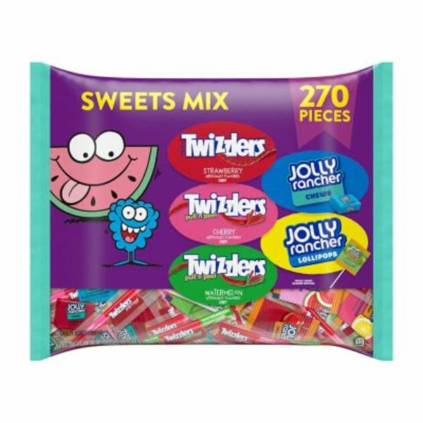Pistest - Wholesale Hard Candy - JOLLY RANCHER and TWIZZLERS Assorted Fruit Flavored Candy