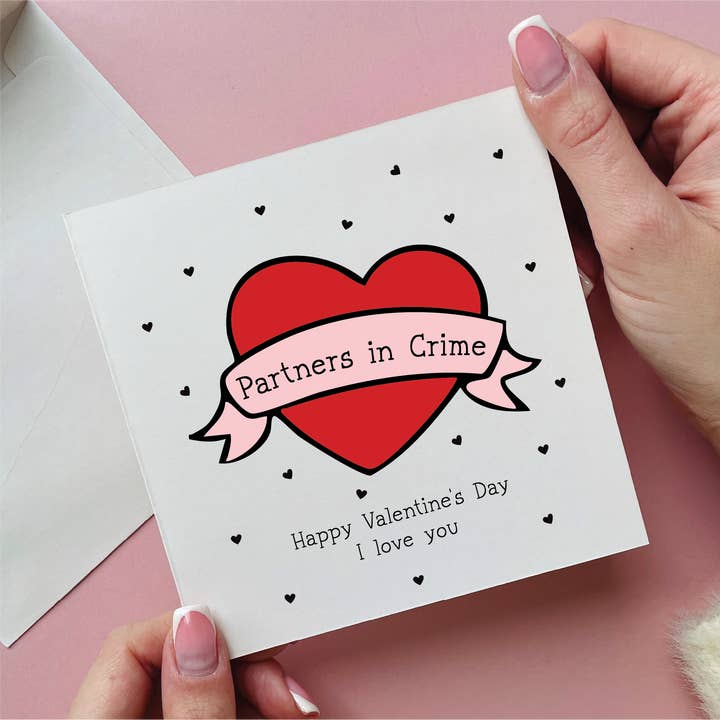 Partners In Crime Hjärt-kort för wholesale av Alphabet Studios