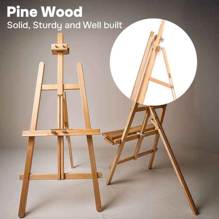 CanvasChamp - Wholesale Easel - Wooden Easel Display Stand for Wedding, Signs & Paintings14