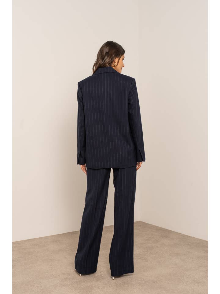 Attentif Paris - Wholesale Blazer - Women's - Oversized pinstripe blazer14