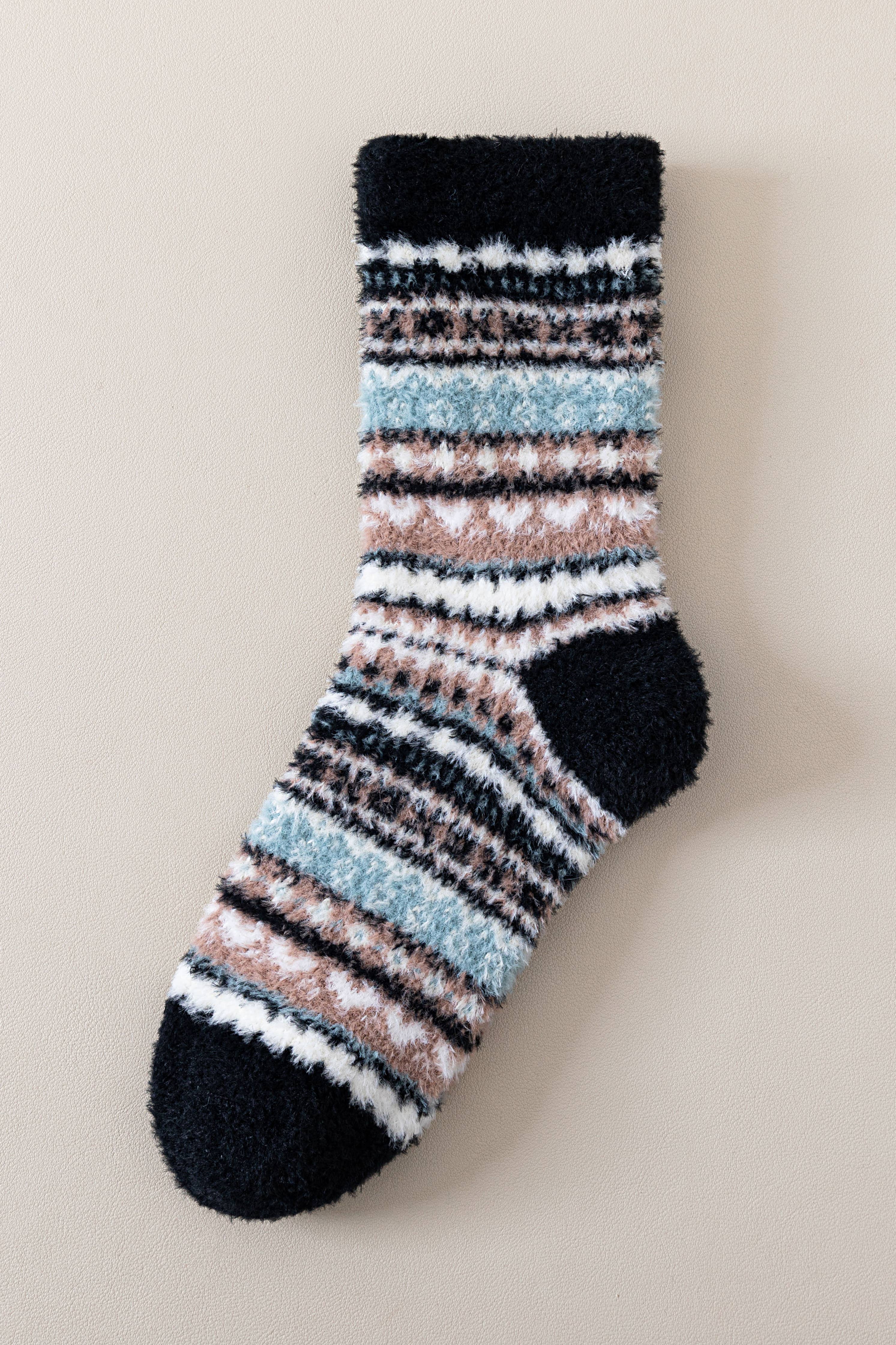 Marc JoJo - Vente Chaussettes – femme - 🧦 Chaussettes en peluche avec motif7