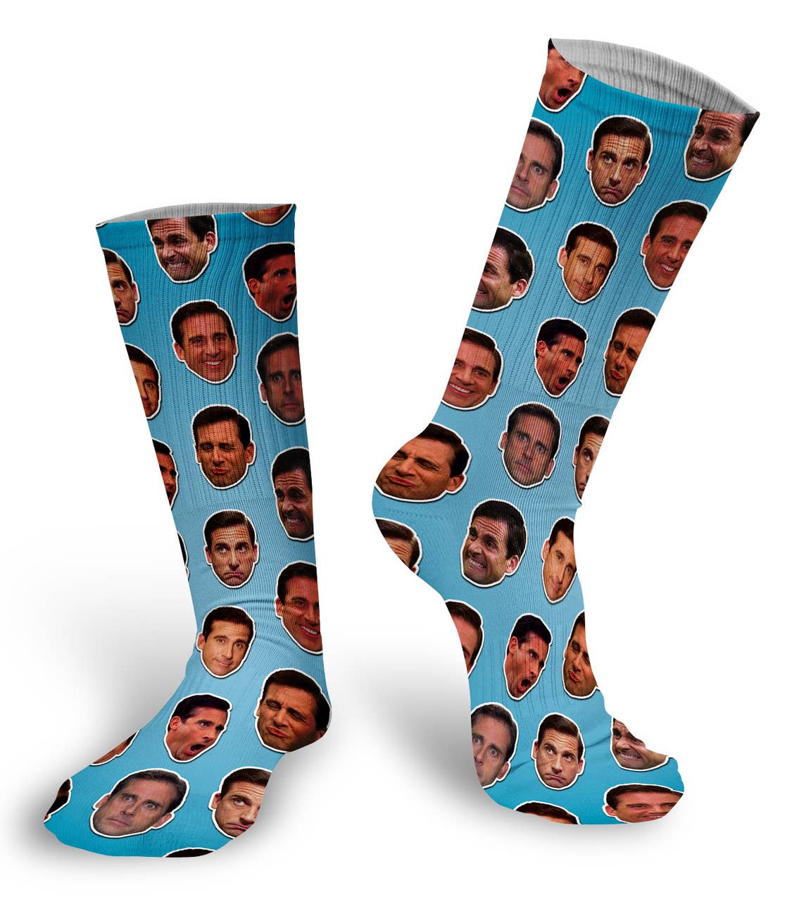 Subliworks – wholesale Socks – Unisex – Michael Scott Faces Socks0