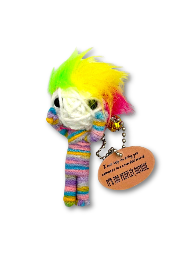 The H&H Group - Wholesale Keychain - Unisex - It's Too Peopley Outside - Watchover Voodoo Dolls - Keychain2