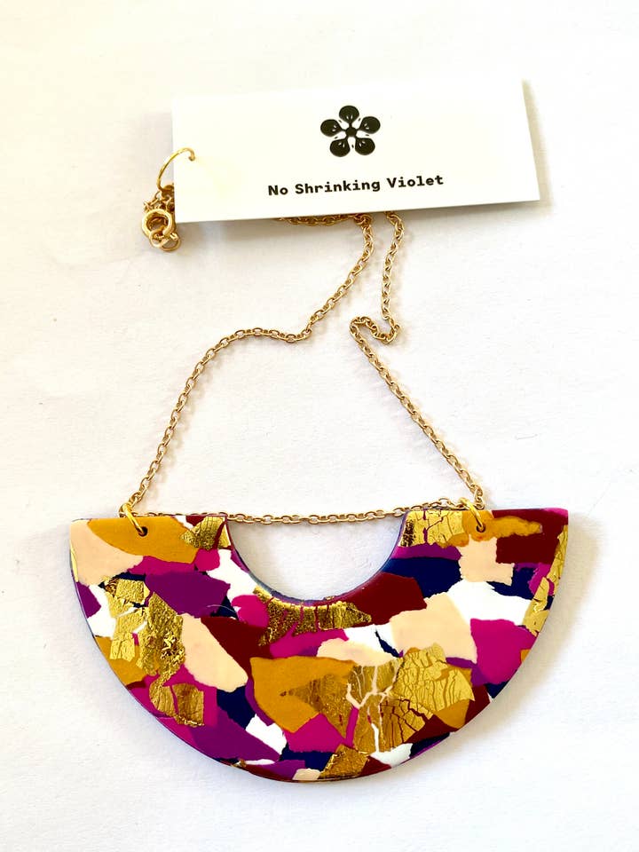 Winter Sunrise - Statement Necklace for wholesale by No Shrinking Violet