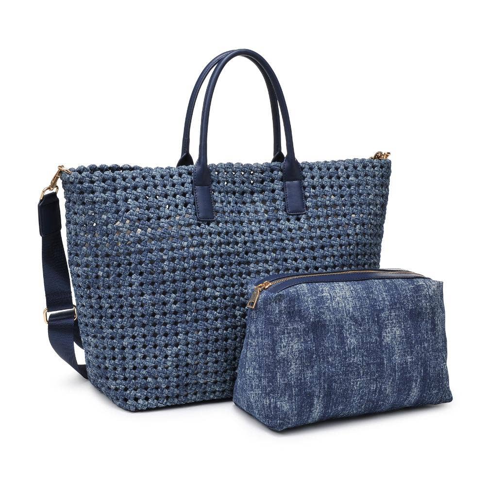 Sol and Selene - Vendita all'ingrosso Borsa tote - Donna - Borsa Grande Intrecciata a Mano Solstice22